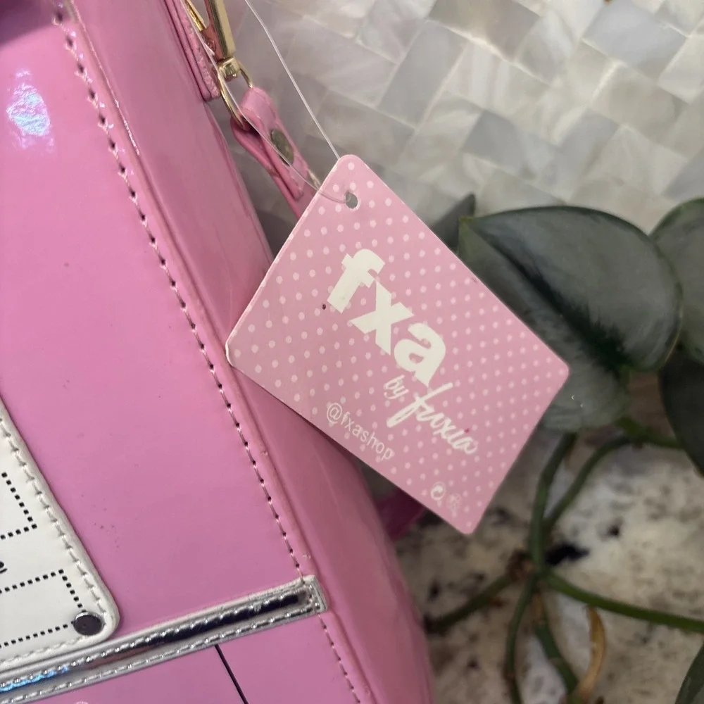 Women Rotary Telephone Shaped Handbag Purse Retro Look Pink Phone Shoulder Bags